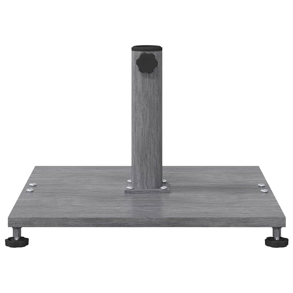 vidaXL Parasol Base Dark Grey Wood Look 45 x 45 x 31 cm
