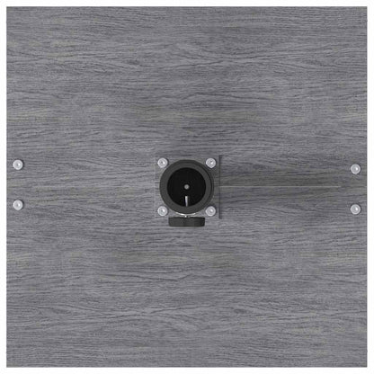 vidaXL Parasol Base Dark Grey Wood Look 45 x 45 x 31 cm