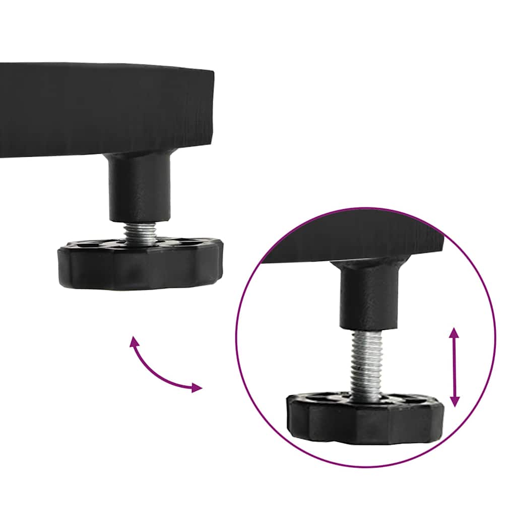 vidaXL Parasol Base Black 45 x 45 x 31 cm