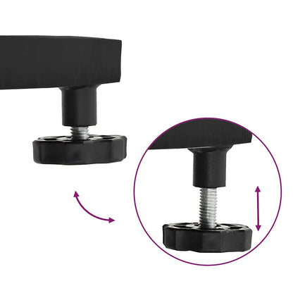 vidaXL Parasol Base Black 45 x 45 x 31 cm
