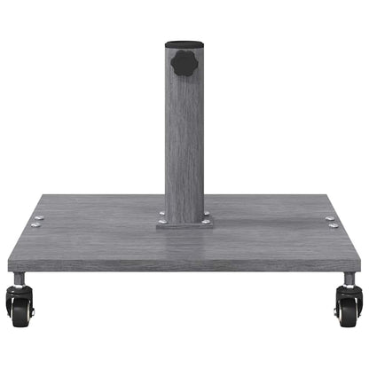 vidaXL Parasol Base Dark Grey Wood Look 45 x 45 x 31.5 cm