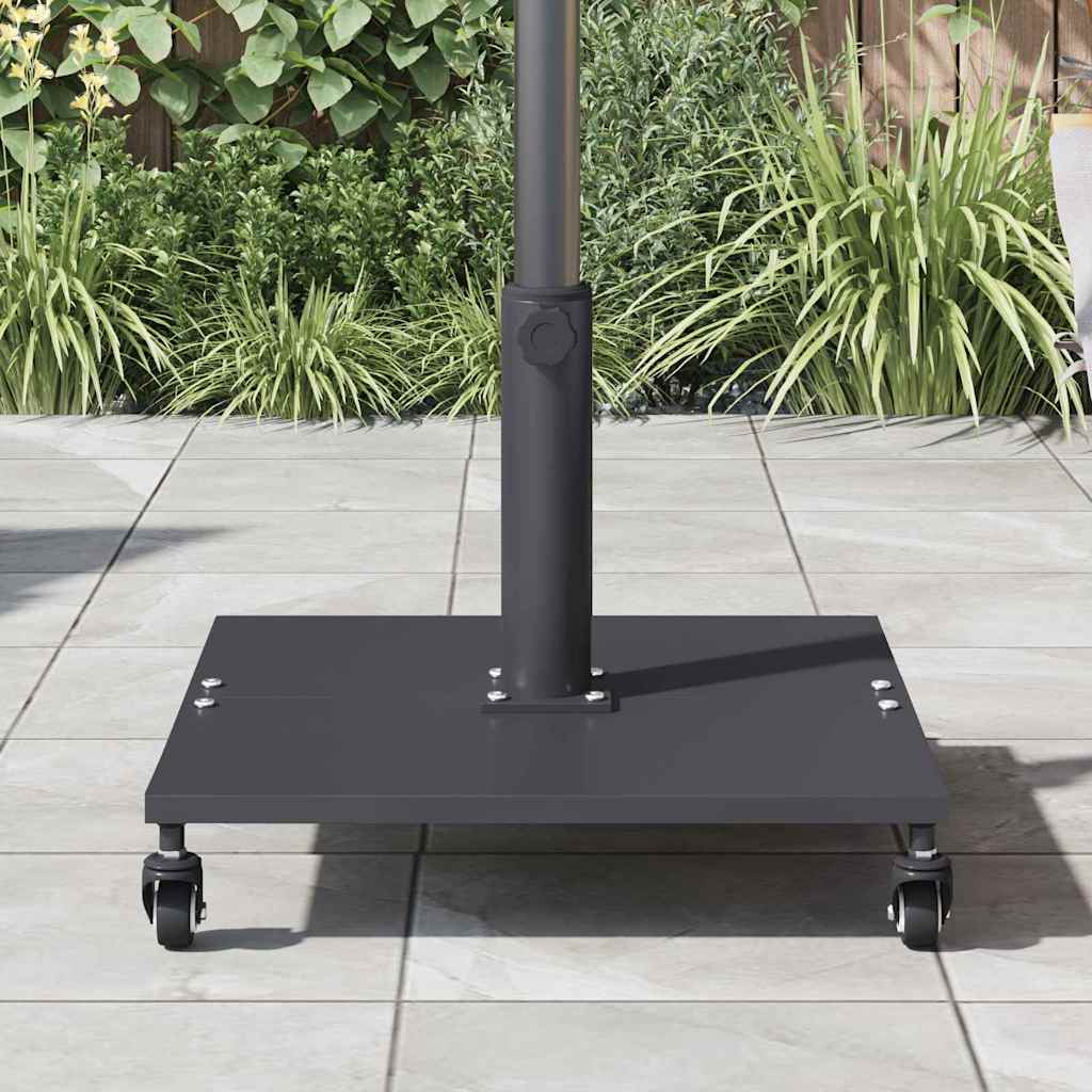 vidaXL Parasol Base Dark Grey 45 x 45 x 31.5 cm
