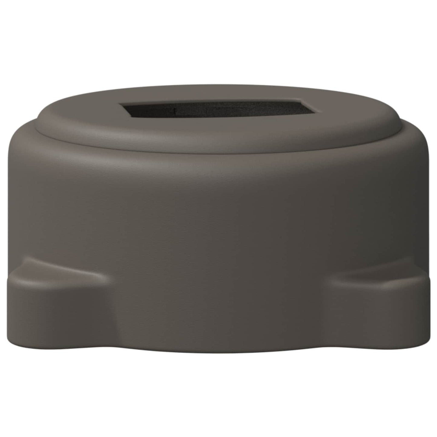 vidaXL Parasol Base Silver 23 x 14 x 6 cm