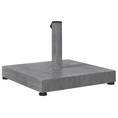 vidaXL Parasol Base Dark Grey Wood look 45 x 45 x 31.5 cm