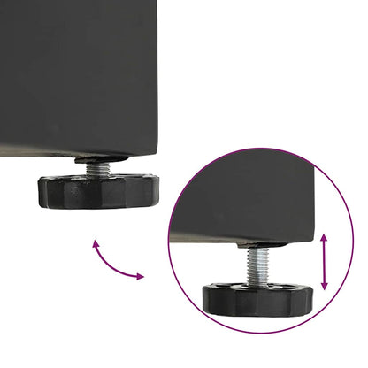vidaXL Parasol Base Black 45 x 45 x 31.5 cm