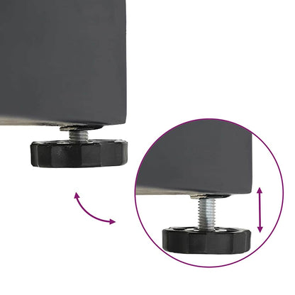 vidaXL Parasol Base Dark Grey 45 x 45 x 31.5 cm