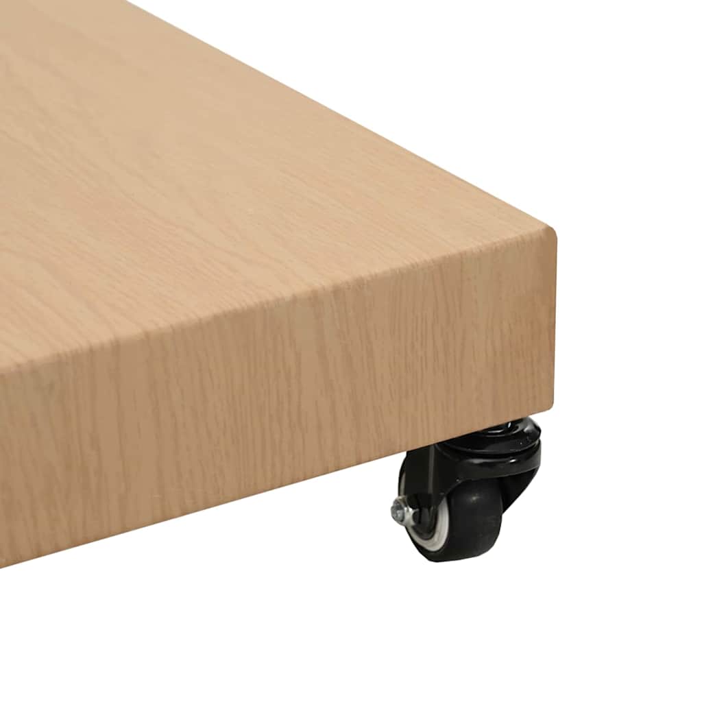 vidaXL Parasol Base Light Wood 45 x 45 x 31.5 cm