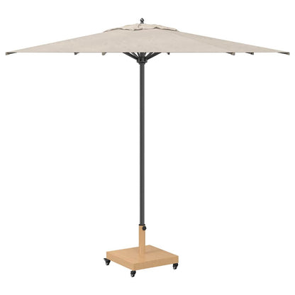vidaXL Parasol Base Light Wood 45 x 45 x 31.5 cm