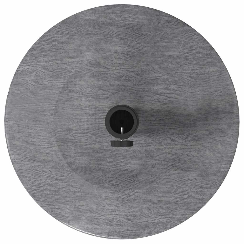 vidaXL Parasol Base Dark Grey Wood look 48 x 48 x 32 cm