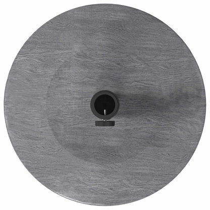 vidaXL Parasol Base Dark Grey Wood look 48 x 48 x 32 cm