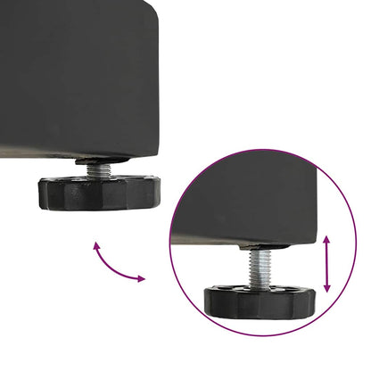 vidaXL Parasol Base Black 48 x 48 x 32 cm