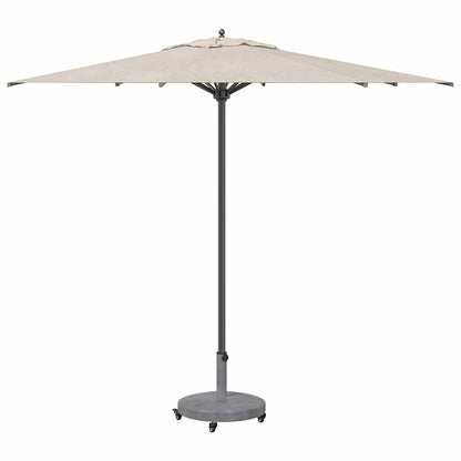 vidaXL Parasol Base Dark Grey Wood look 48 x 48 x 32 cm