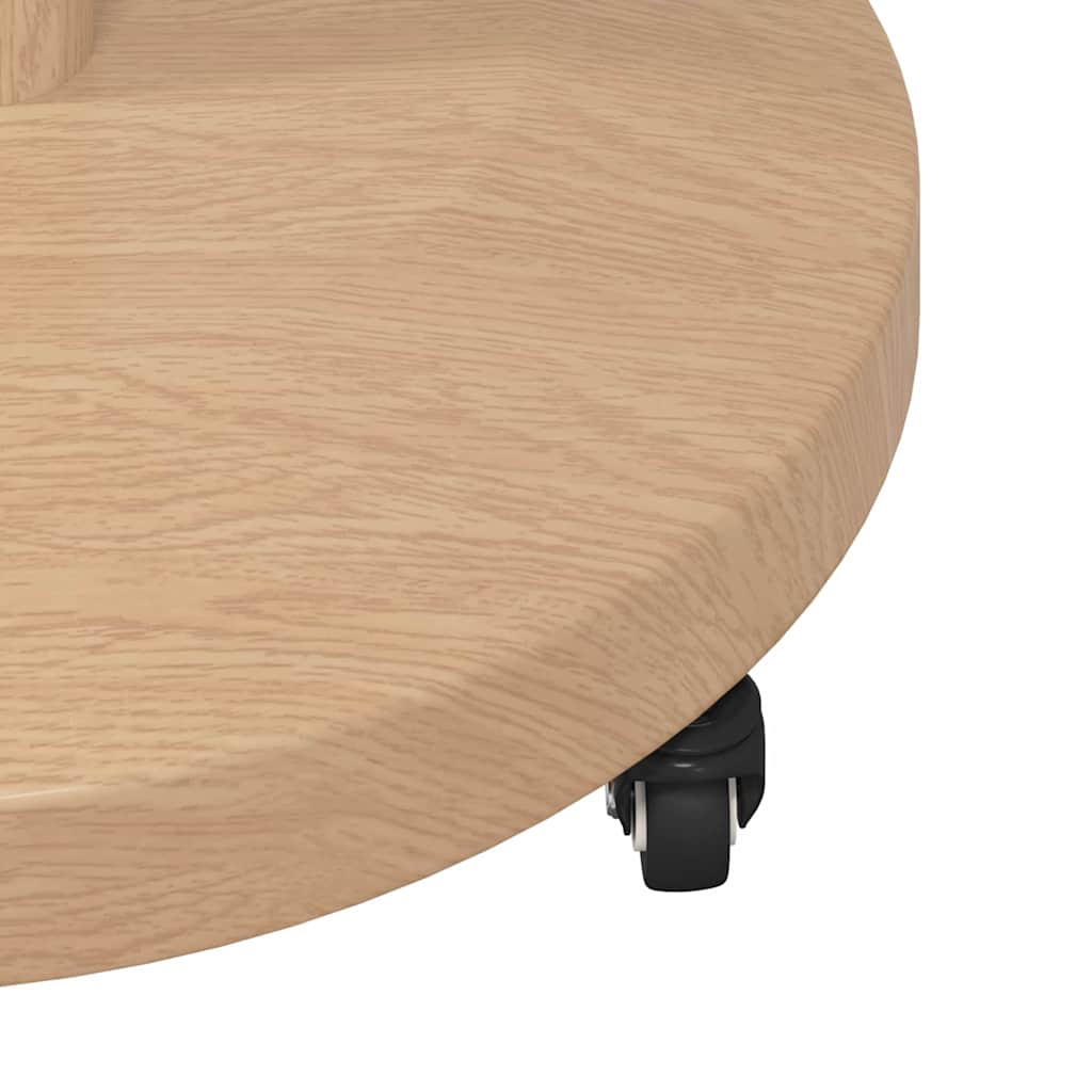 vidaXL Parasol Base Light Wood 48 x 48 x 32 cm