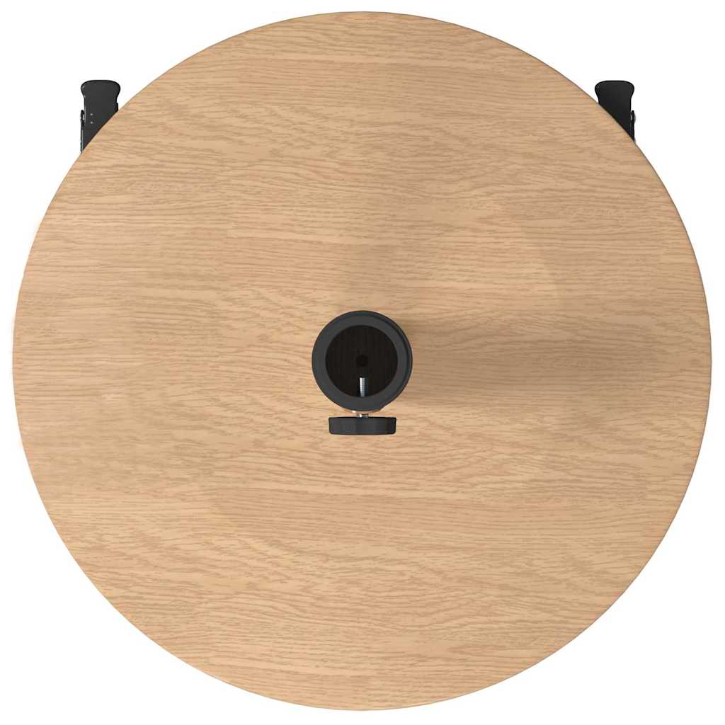 vidaXL Parasol Base Light Wood 48 x 48 x 32 cm