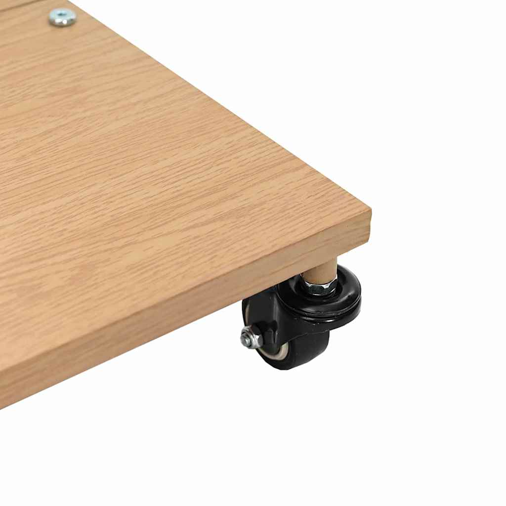 vidaXL Parasol Base Light Wood 45 x 45 x 31.5 cm