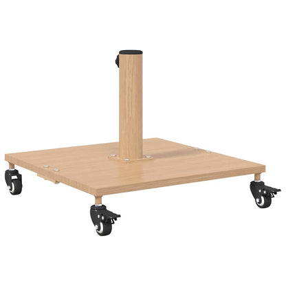 vidaXL Parasol Base Light Wood 45 x 45 x 31.5 cm