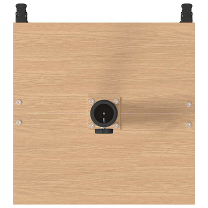 vidaXL Parasol Base Light Wood 45 x 45 x 31.5 cm