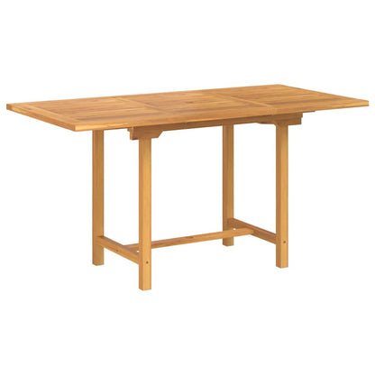 vidaXL Garden Dining Set 5 pcs Brown Solid Teak Wood
