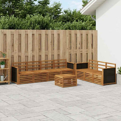vidaXL Sofa Sets 8 pcs Solid Acacia Wood