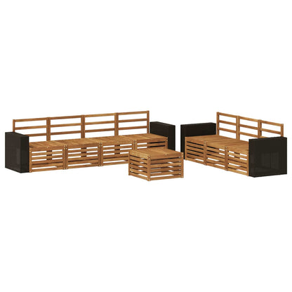 vidaXL Sofa Sets 8 pcs Solid Acacia Wood