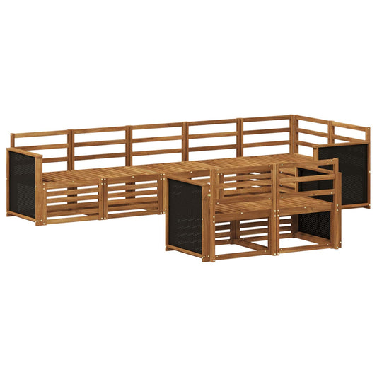 vidaXL Outdoor Sofa Set 7 pcs