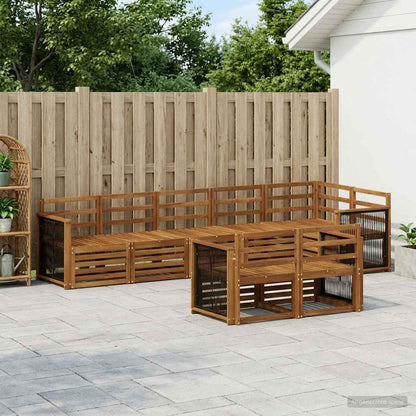 vidaXL Sofa Sets Solid Acacia Wood