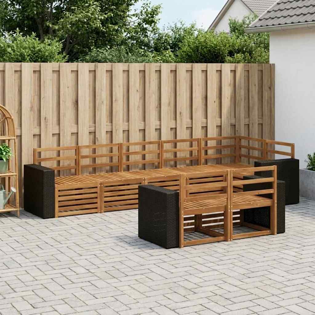 vidaXL Sofa Sets Solid Acacia Wood