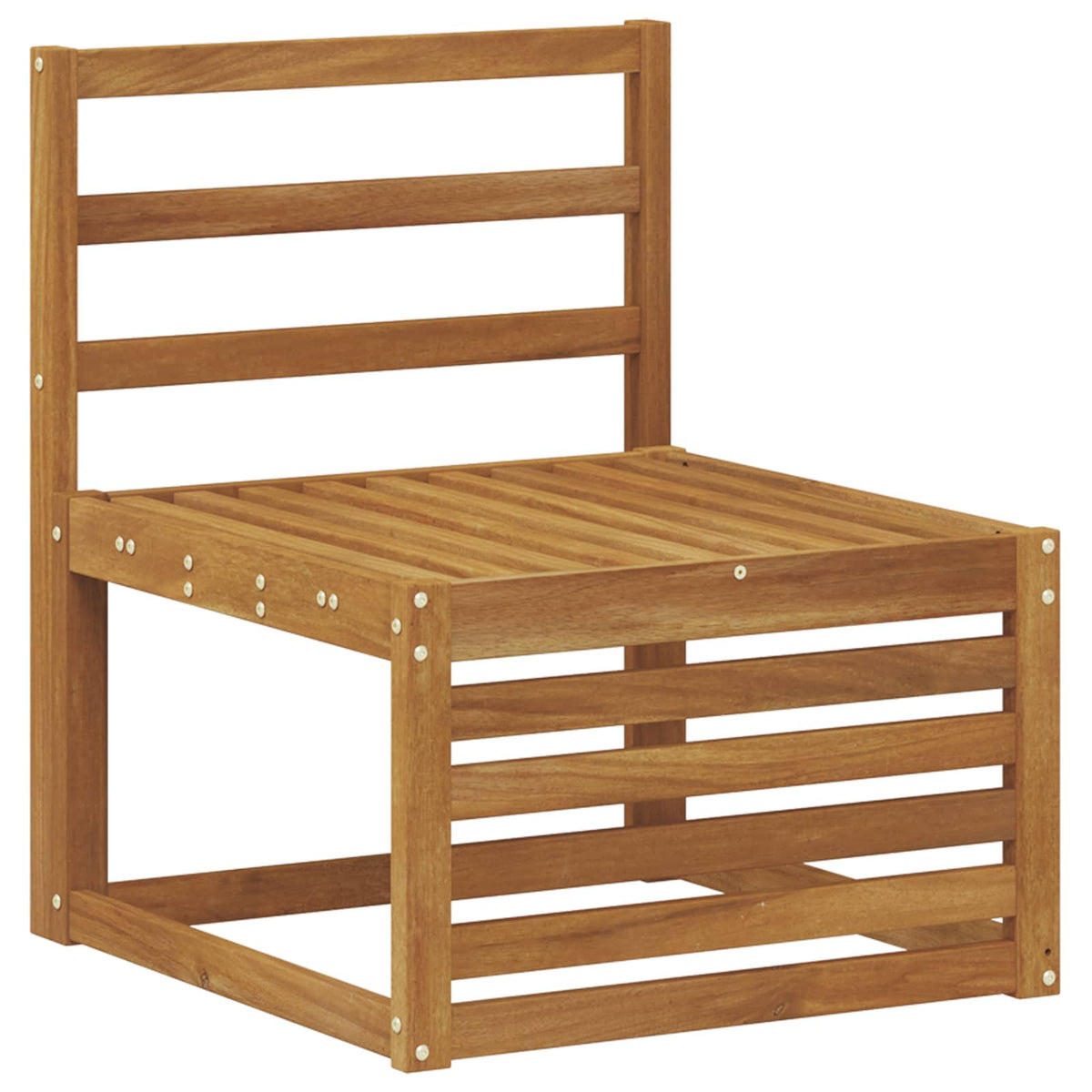 vidaXL Outdoor Sofa Set 8 pcs Natural Solid Acacia Wood