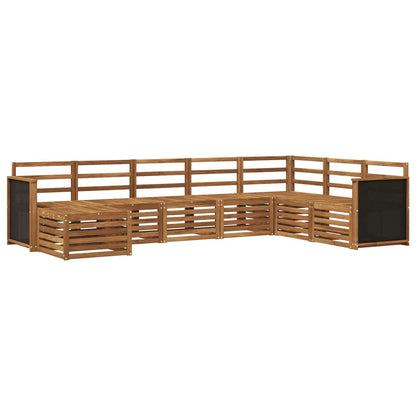 vidaXL Outdoor Sofa Set 6 pcs Natural Solid Acacia Wood