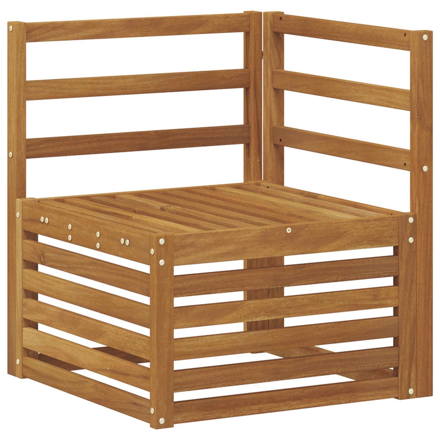 vidaXL Outdoor Sofa Set 6 pcs Natural Solid Acacia Wood