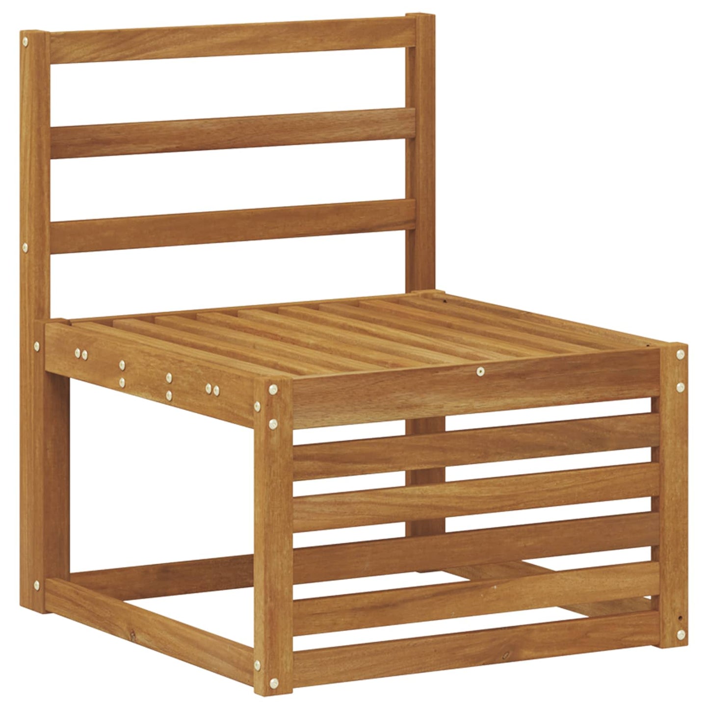vidaXL Outdoor Sofa Set 8 pcs Natural Solid Acacia Wood