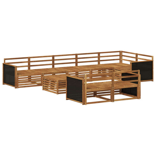 vidaXL Outdoor Sofa Set 9 pcs