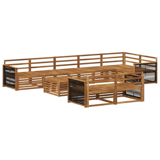 vidaXL Outdoor Sofa Set 9 pcs