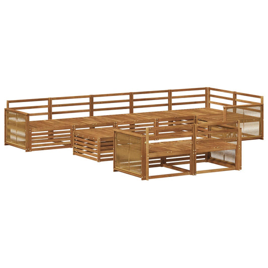 vidaXL Outdoor Sofa Set 9 pcs