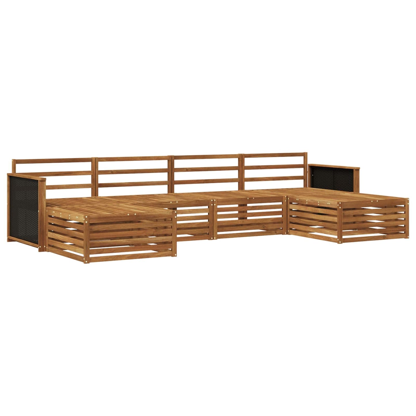 vidaXL Sofa Sets 6 pcs Solid Acacia Wood