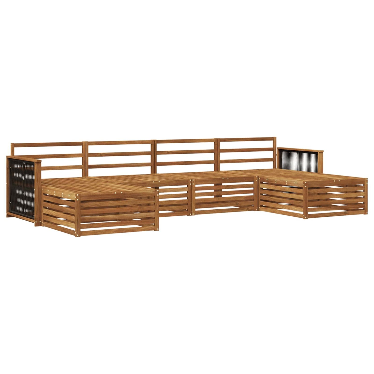 vidaXL Outdoor Sofa Set 6 pcs Solid Acacia Wood
