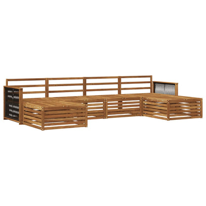 vidaXL Outdoor Sofa Set 6 pcs Solid Acacia Wood