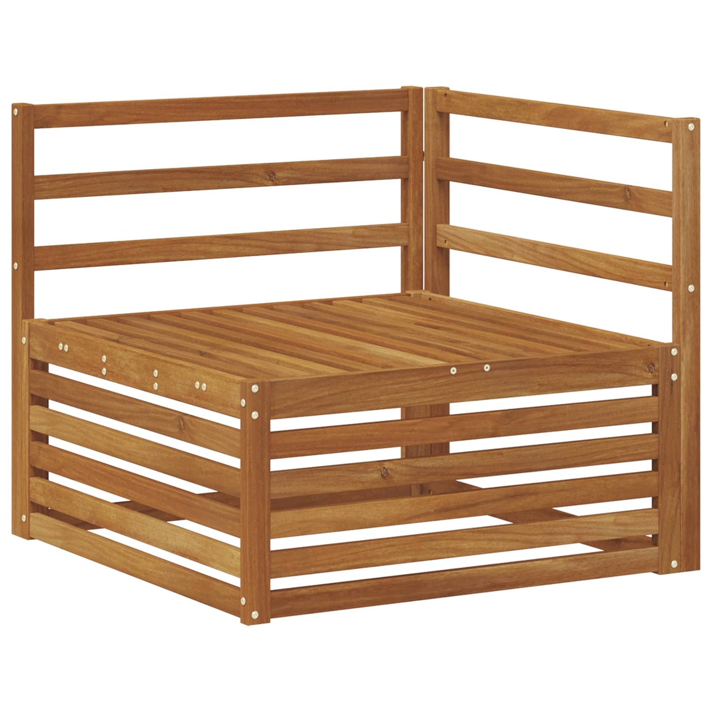 vidaXL Outdoor Sofa Set 9 pcs Natural Solid Acacia Wood