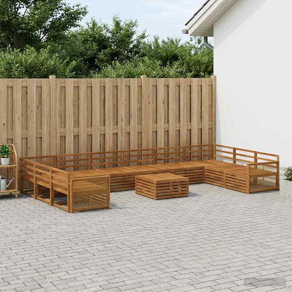 vidaXL Sofa Sets 11 pcs Solid Acacia Wood