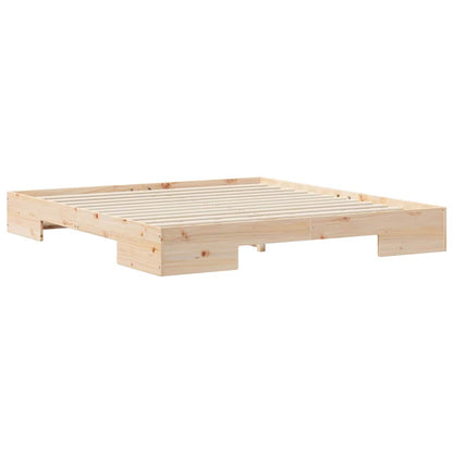 vidaXL Bed Frame Brown 200 x 200 cm