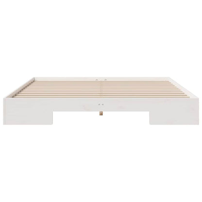vidaXL Bed Frame White 200 x 200 cm