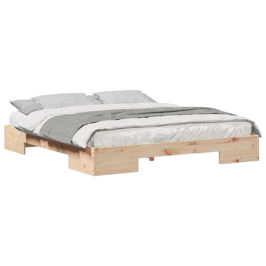 vidaXL Bed Frame Brown 180 x 200 cm