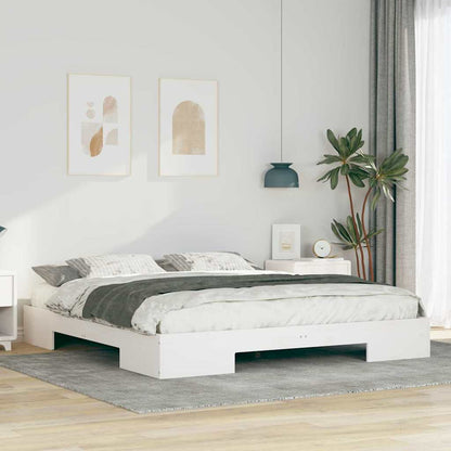 vidaXL Bed Frame White 180 x 200 cm