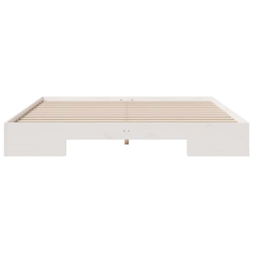 vidaXL Bed Frame White 180 x 200 cm