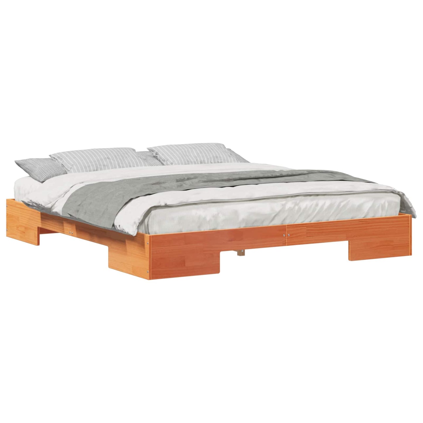 vidaXL Bed Frame Brown 180 x 200 cm