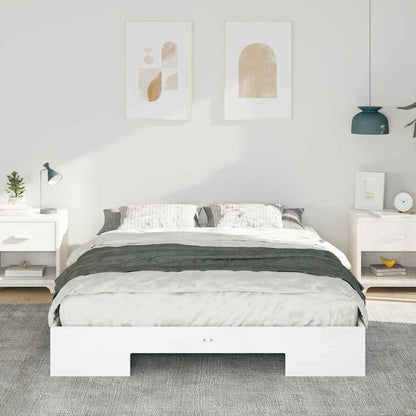 vidaXL Bed Frame White 160 x 200 cm