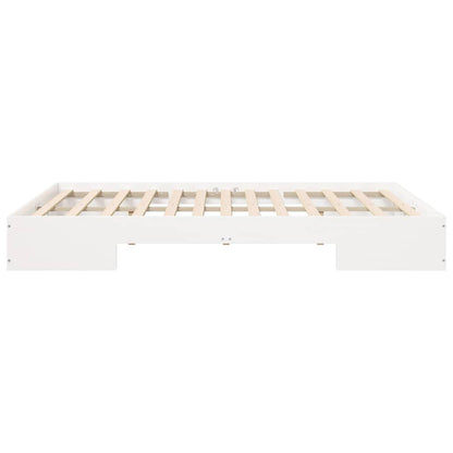 vidaXL Bed Frame White 160 x 200 cm