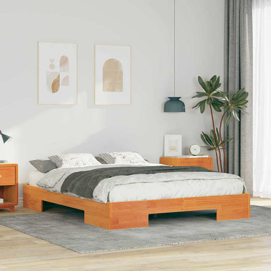 vidaXL Bed Frame Brown 160 x 200 cm