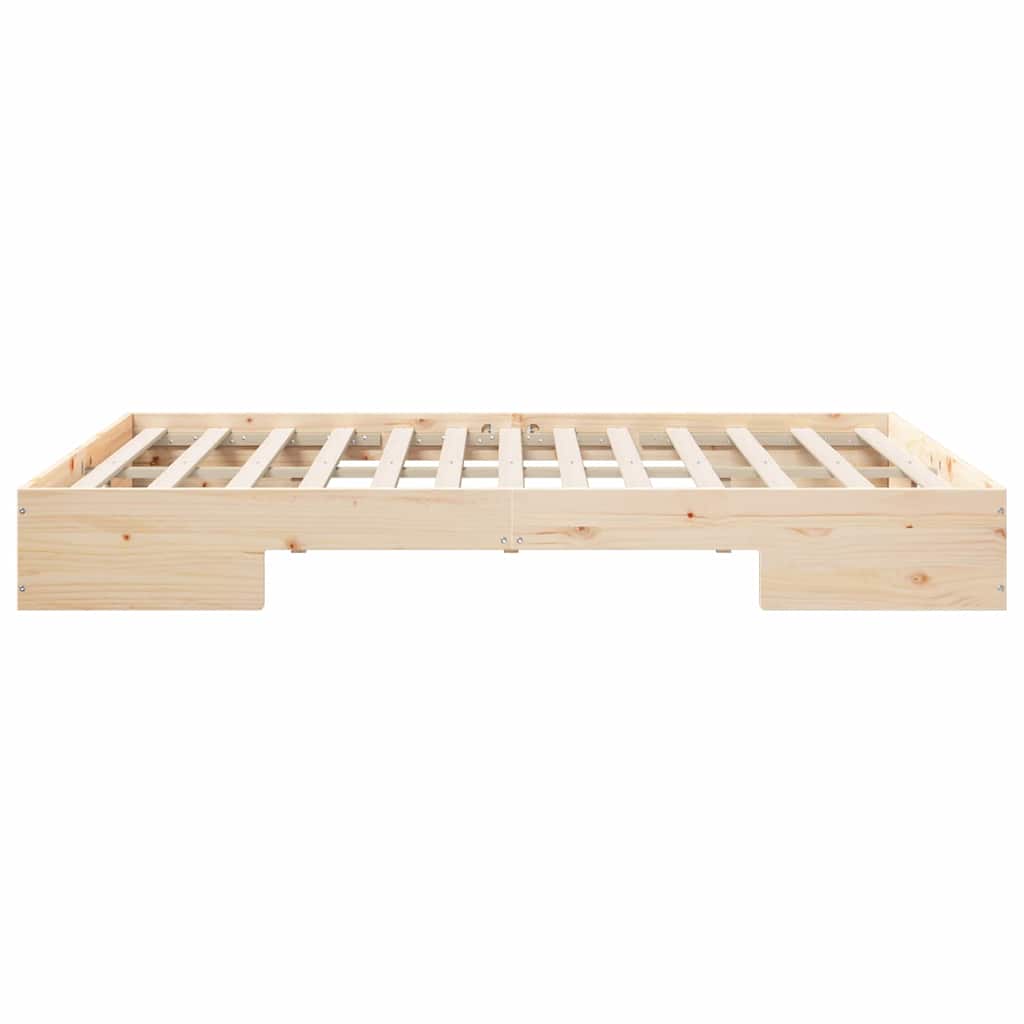vidaXL Bed Frame Brown 150 x 200 cm