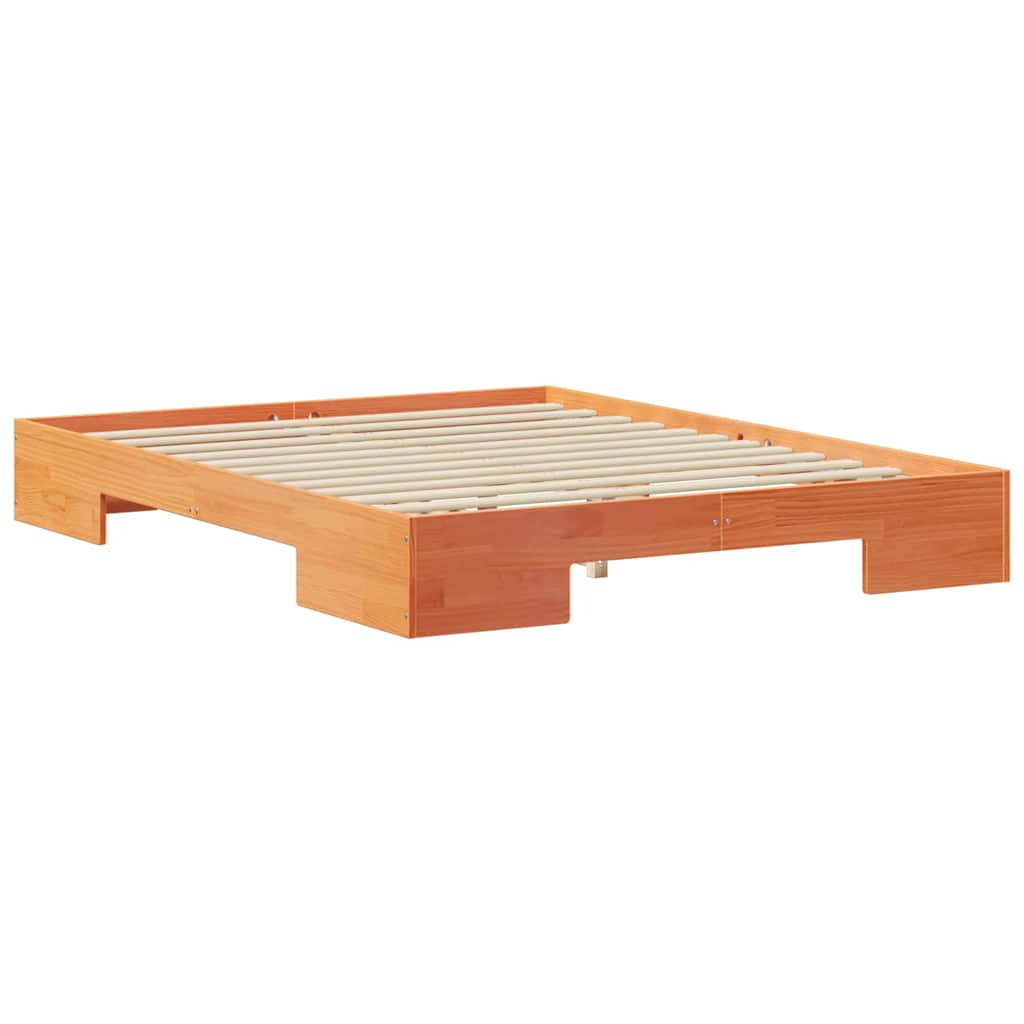 vidaXL Bed Frame Brown 150 x 200 cm